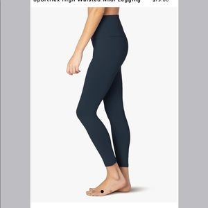 Beyond Yoga Navy Sportflex High Waisted Legging